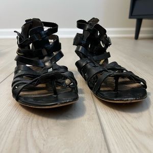 Sam Edelman black Beck gladiator sandals, size 7.5